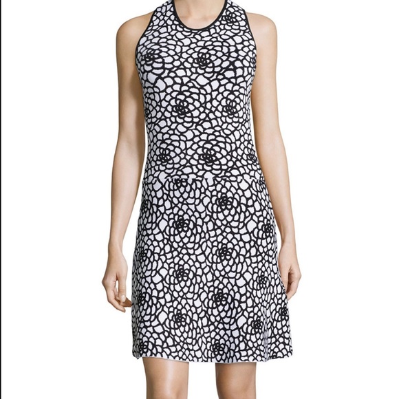 A.L.C. Buster Floral A-Line Stretch Knit Dress - Picture 7 of 7